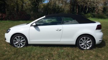 Remplacement d'une capote en Alpaga noire sur Golf 6 Cabriolet par RC Sellerie RC Sellerie