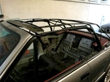 Restauration capote BMW 325 E30 cabriolet par RC Sellerie RC Sellerie