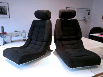 Rénovation sellerie en tissu sur Citroën SM par RC Sellerie RC Sellerie