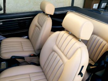 Réalisation Sellerie cuir sur 504 Cabriolet par RC Sellerie RC Sellerie