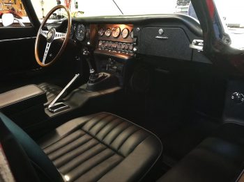 Sellerie cuir Jaguar type E rénovée par RC Sellerie RC Sellerie