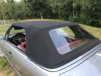 Restauration capote BMW 325 E30 cabriolet par RC Sellerie RC Sellerie