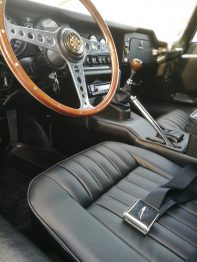 Jaguar Type E Réalisation sellerie cuir par RC Sellerie RC Sellerie