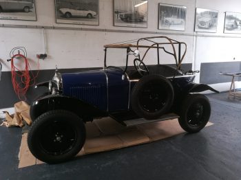 Création capote citroën 5hp par RC Sellerie RC Sellerie