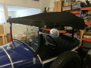 Création capote citroën 5hp par RC Sellerie RC Sellerie