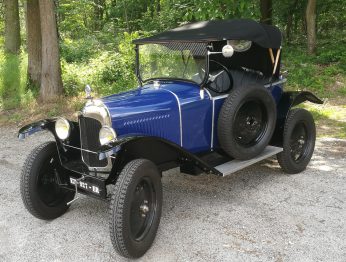 Création capote citroën 5hp par RC Sellerie RC Sellerie