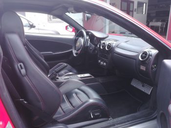Ferrari F430 rénovation ciel de toit cuir par RC Sellerie RC Sellerie