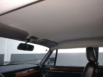 Remplacement ciel de toit coupé XJS par RC Sellerie RC Sellerie