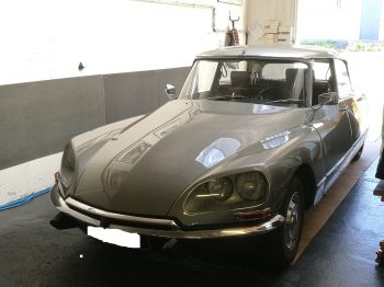 Citroën DS 21 Pallas rénovation de la sellerie cuir par RC Sellerie RC Sellerie