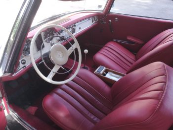 Remplacement capote Mercedes 230 SL Pagode par RC Sellerie RC Sellerie
