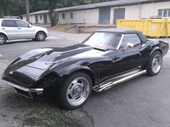 Remplacement capote vinyle Corvette cabriolet C3 par RC Sellerie RC Sellerie