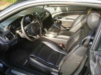 Rénovation du ciel de toit Alcantara Jaguar XKR par RC Sellerie RC Sellerie