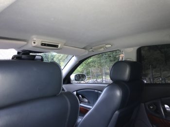 Rénovation ciel de toit et ses ébénisteries sur Maserati Quattroporte par RC Sellerie RC Sellerie