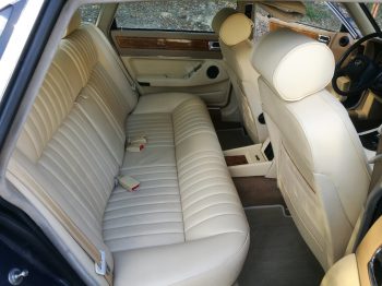 Rénovation sièges cuir magnolia Jaguar XJ40 par RC Sellerie RC Sellerie