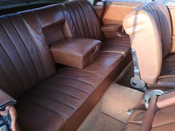 Intérieur cuir rénové Mercedes W111 cabriolet par RC Sellerie RC Sellerie