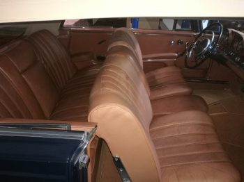 Intérieur cuir réparé Mercedes W111 cabriolet par RC Sellerie RC Sellerie