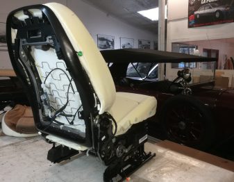 Remplacement sellerie cuir C4 Spacetourer siège démonté par RC Sellerie RC Sellerie