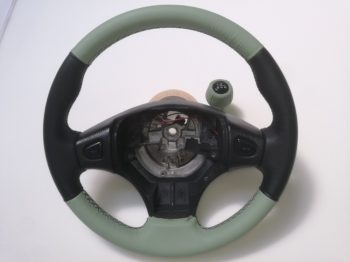 Rénovation volant et pommeau cuir Austin Mini par RC Sellerie RC Sellerie