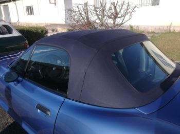 Remplacement de la capote de ce cabriolet Z3  par RC Sellerie RC Sellerie