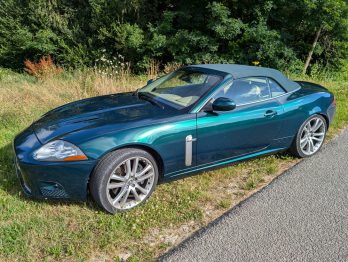Remplacement de la capote en Alpaga sur Jaguar XKR Cabriolet par RC Sellerie RC Sellerie