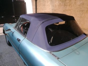 Remplacement capote Alpaga sur Alfa Spider 2000 par RC Sellerie RC Sellerie