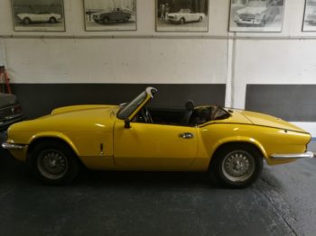 Rénovation intérieur cuir d'une Triumph Spitfire MK4 par RC Sellerie RC Sellerie