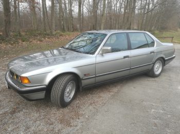 Remplacement tissu ciel de toit BMW 735 par RC Sellerie RC Sellerie
