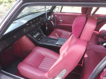 Interieur cuir rénové sur Jensen Interceptor II par RC Sellerie RC Sellerie