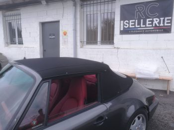 Remplacement capote Alpaga sur 911 - 964 par RC Sellerie RC Sellerie
