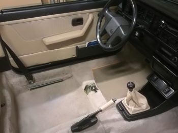 Gainage soufflet de levier de vitesse en cuir sur Golf Cabriolet Karmann - RC Sellerie RC Sellerie