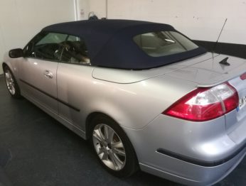 Saab 93 Cabriolet - remplacement de la capote - RC Sellerie RC Sellerie