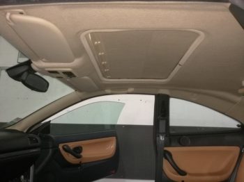 Rénovation d'un ciel de toit d'un coupé 406 avec toit ouvrant par RC Sellerie RC Sellerie