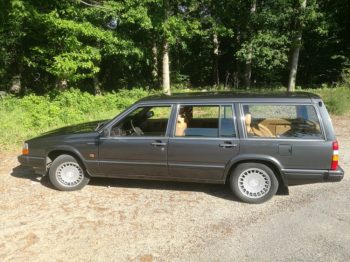 Remplacement du ciel de toit avec toit ouvrant sur Break Volvo 760 GLE - RC Sellerie RC Sellerie