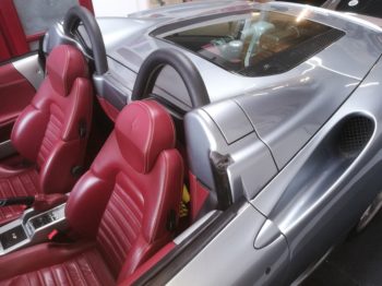 Remplacement de la capote en Alpaga sur Ferrari Modena 360 Spider par RC Sellerie RC Sellerie