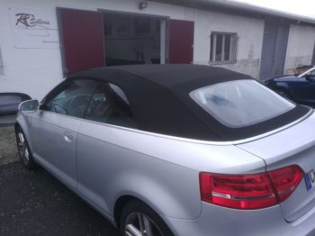 Remplacement de la capote en Alpaga acoustique A5 par RC Sellerie RC Sellerie