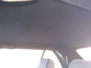Remplacement du ciel de toit pour une opel Ascona Cabriolet GT 2.0 par l'Atelier RC sellerie RC Sellerie