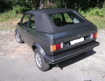Remplacement d'une capote en Vinyle Noire sur Golf 1 Cabriolet par RC Sellerie RC Sellerie
